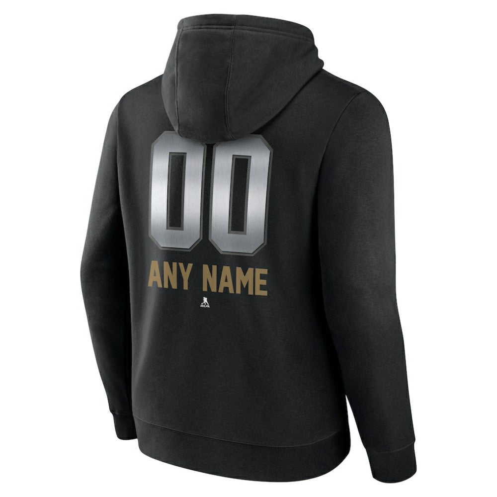 Vegas Golden Knights Personalized Midnight Mascot Logo Pullover Hoodie Discount