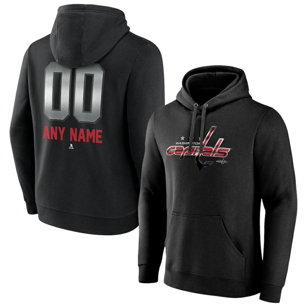 Washington Capitals Personalized Midnight Mascot Logo Pullover Hoodie For Sale