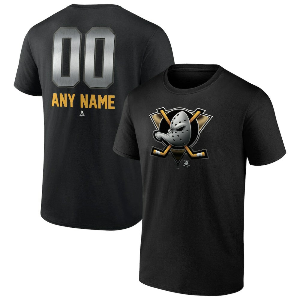 Anaheim Ducks Personalized Midnight Mascot Logo T-Shirt Sale