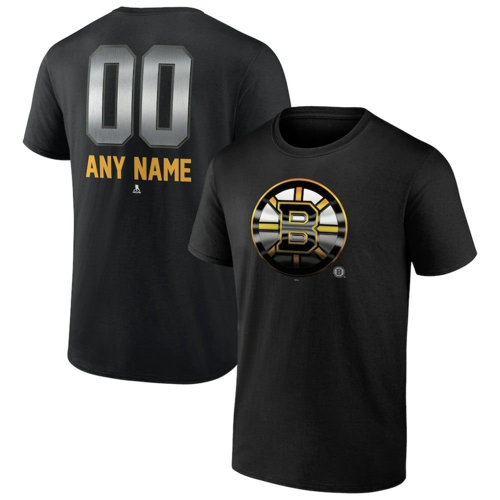 Boston Bruins Personalized Midnight Mascot Logo T-Shirt Discount