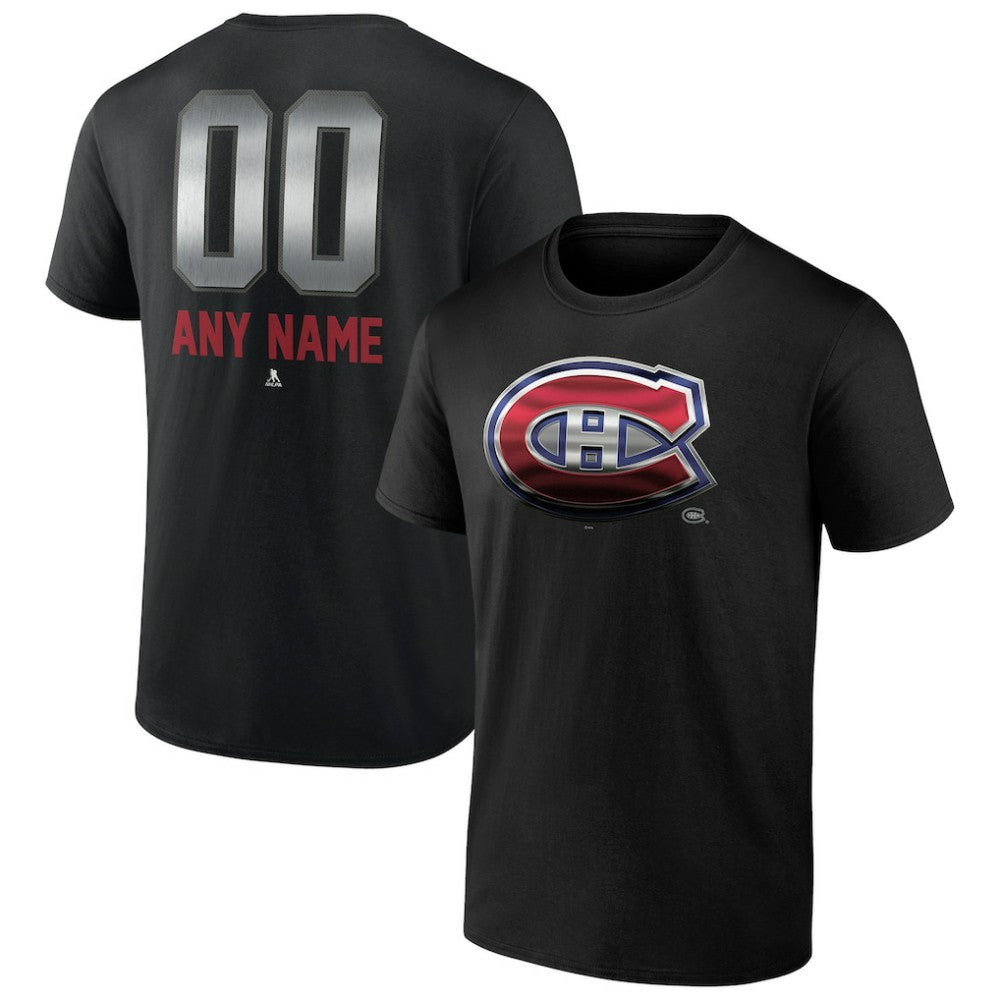 Montreal Canadiens Personalized Midnight Mascot Logo T-Shirt Online