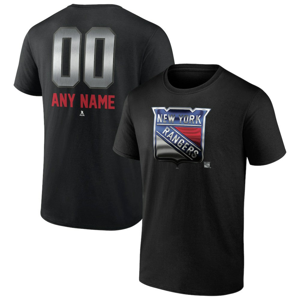 New York Rangers Personalized Midnight Mascot Logo T-Shirt Online
