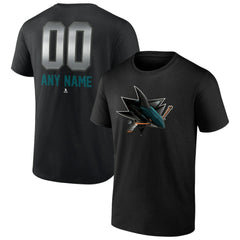 San Jose Sharks Personalized Midnight Mascot Logo T-Shirt Online