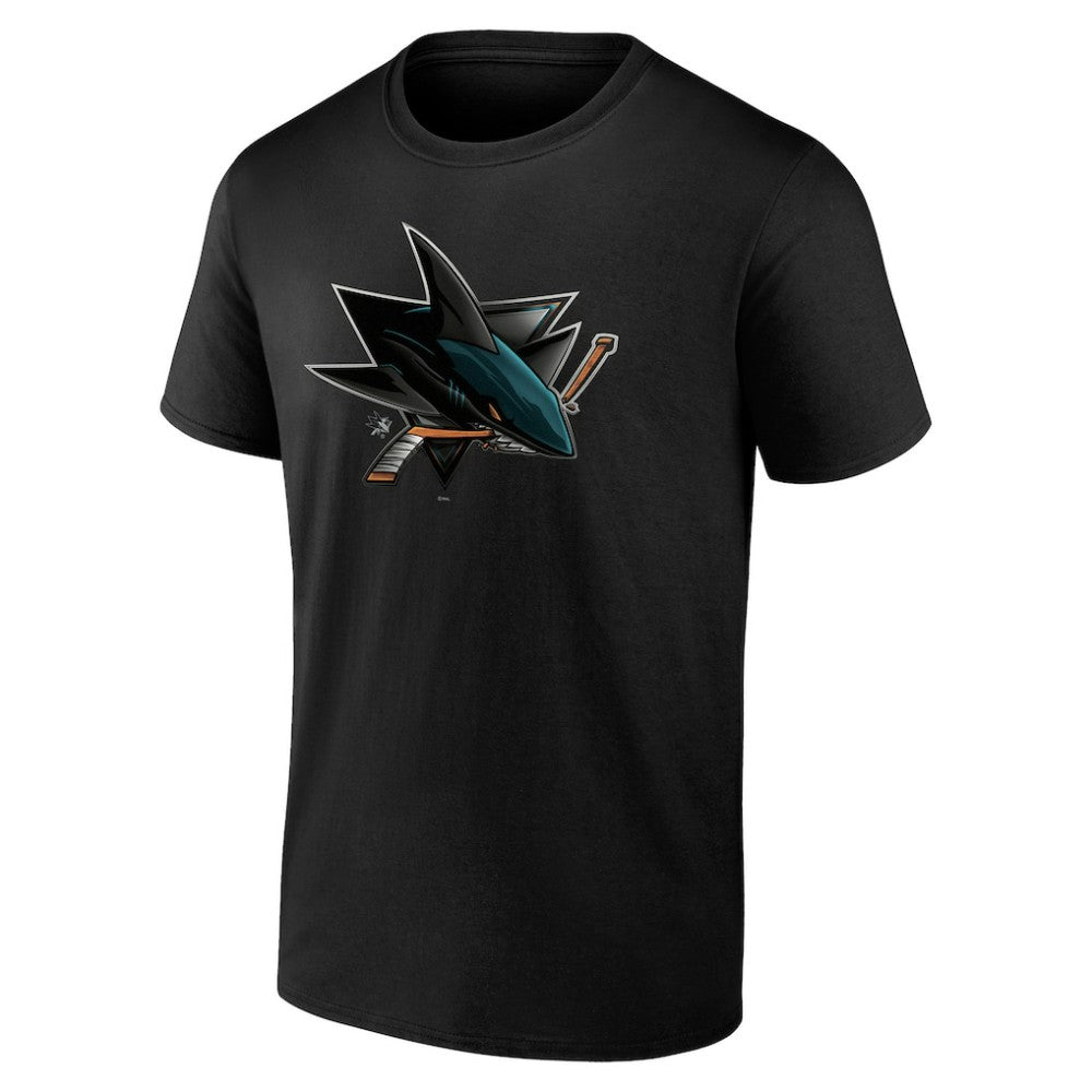 San Jose Sharks Personalized Midnight Mascot Logo T-Shirt Online