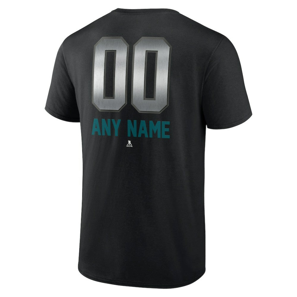 San Jose Sharks Personalized Midnight Mascot Logo T-Shirt Online
