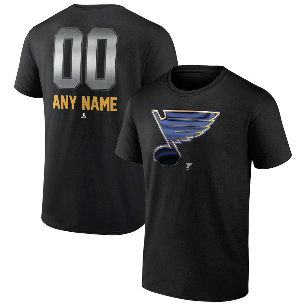 St. Louis Blues Personalized Midnight Mascot Logo T-Shirt Outlet
