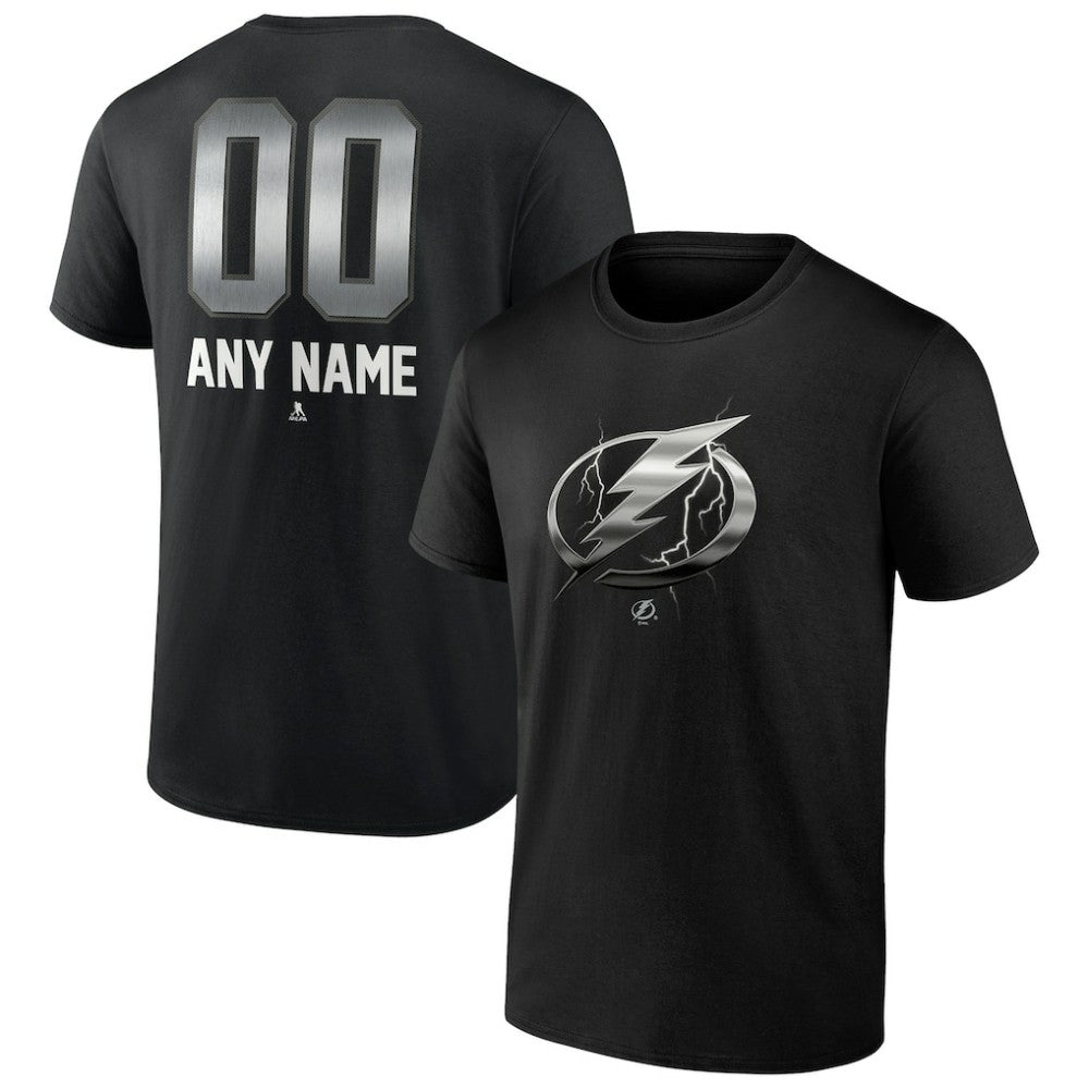 Tampa Bay Lightning Personalized Midnight Mascot Logo T-Shirt For Sale
