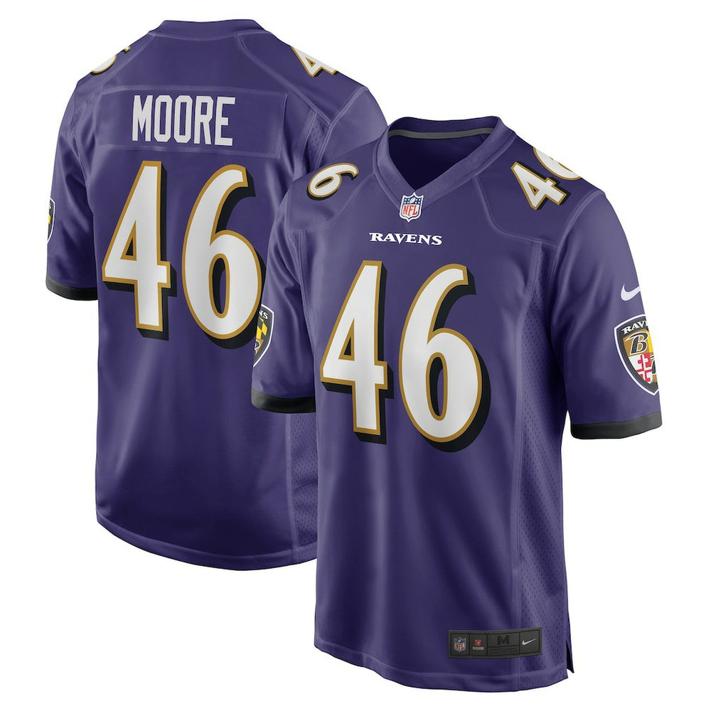 Baltimore Ravens Nike Nick Moore  Game Jersey