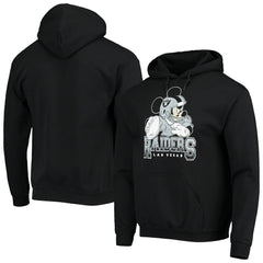Las Vegas Raiders  Junk Food Disney Mickey Quarterback Pullover Hoodie