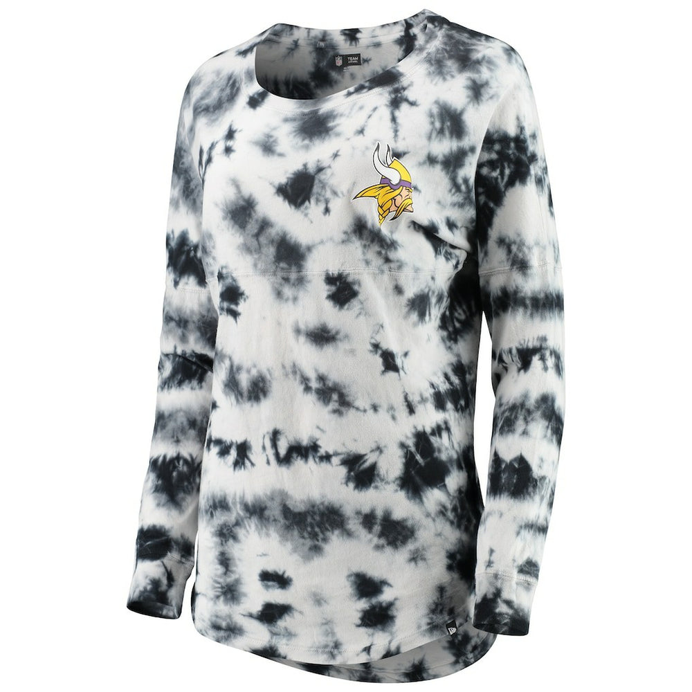 Minnesota Vikings New Era Women's Tie-Dye Long Sleeve T-Shirt