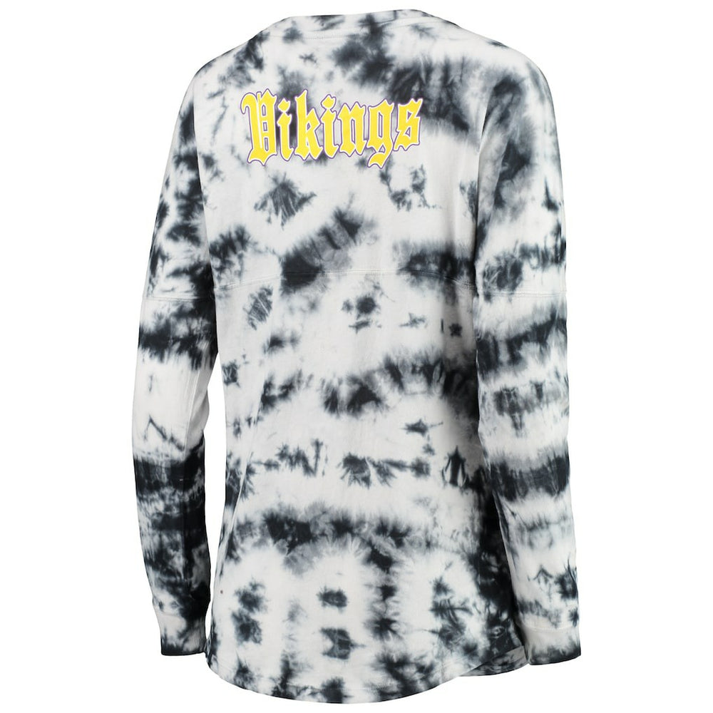 Minnesota Vikings New Era Women's Tie-Dye Long Sleeve T-Shirt
