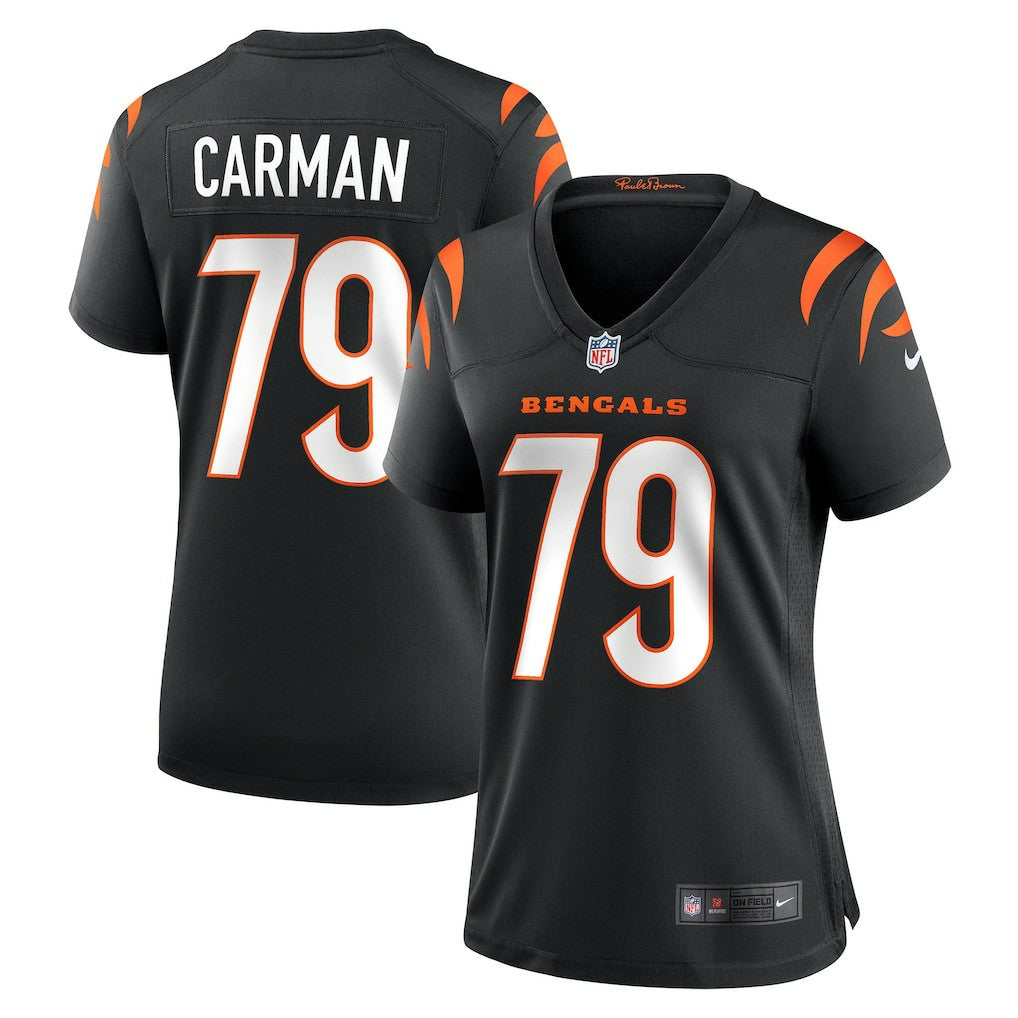 Cincinnati Bengals Nike Jackson Carman  Women's Game Jersey