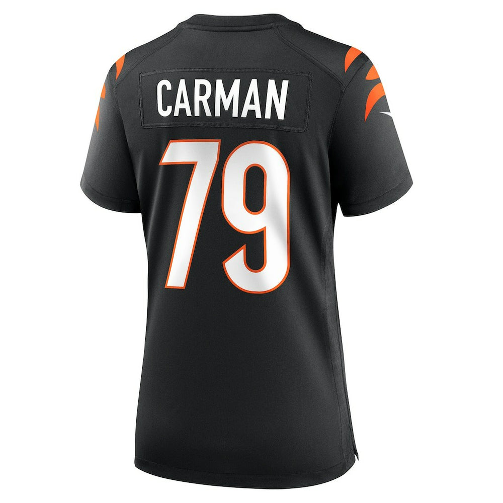 Cincinnati Bengals Nike Jackson Carman  Women's Game Jersey