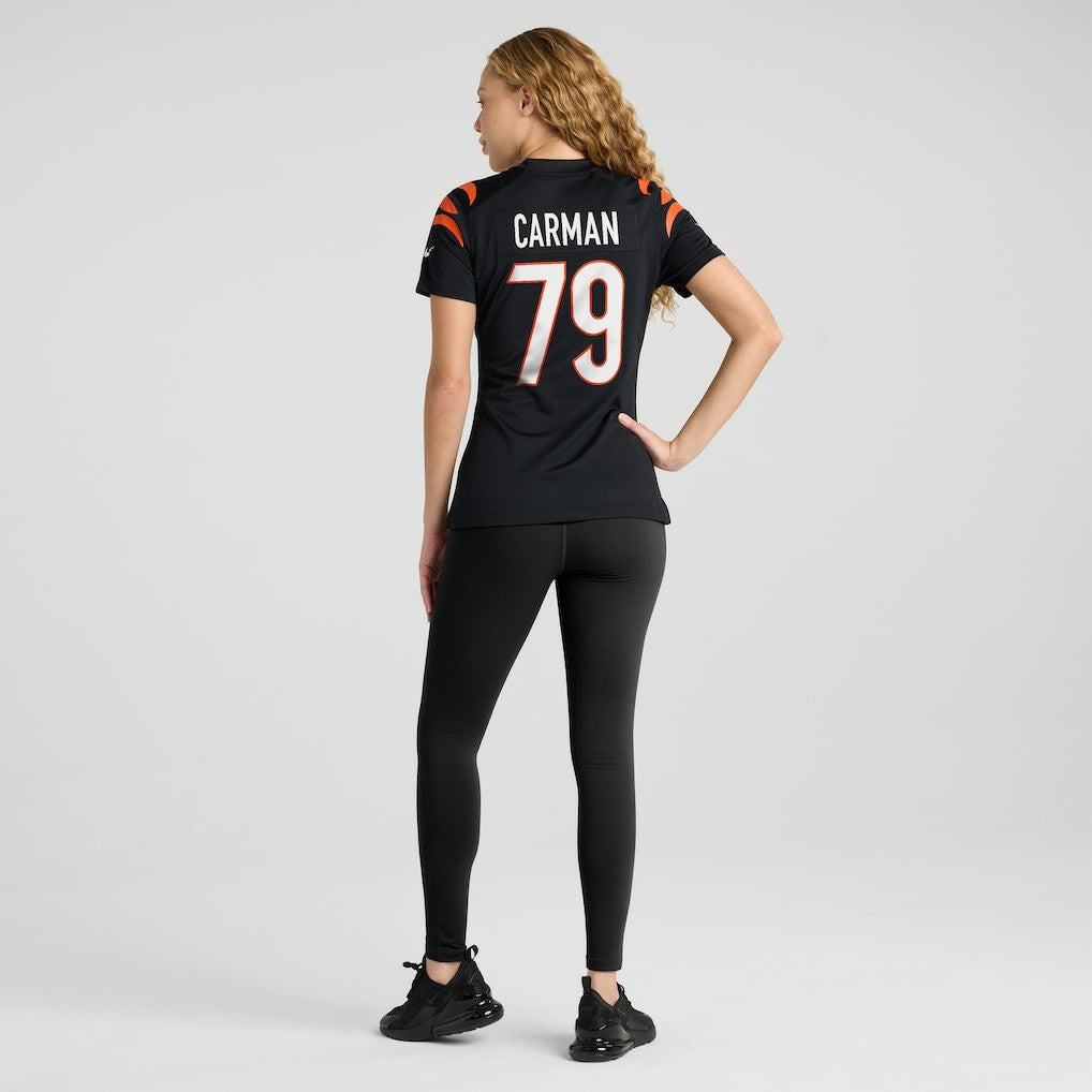 Cincinnati Bengals Nike Jackson Carman  Women's Game Jersey