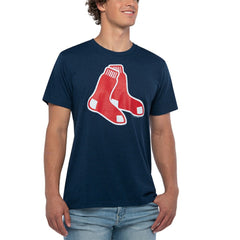 Boston Red Sox Homage Hand-Drawn Logo Tri-Blend T-Shirt | MLB Shop