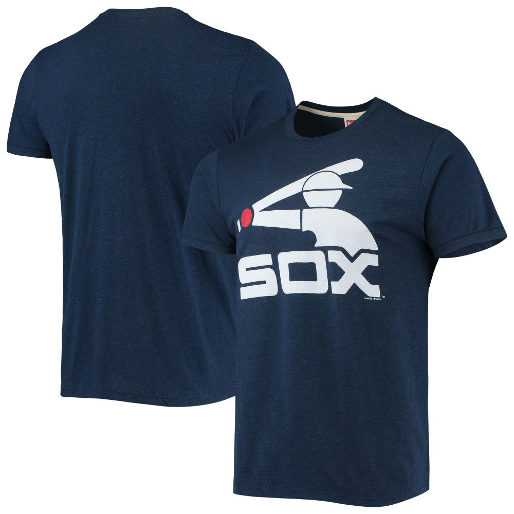 Chicago White Sox Homage Hand-Drawn Logo Tri-Blend T-Shirt | MLB New