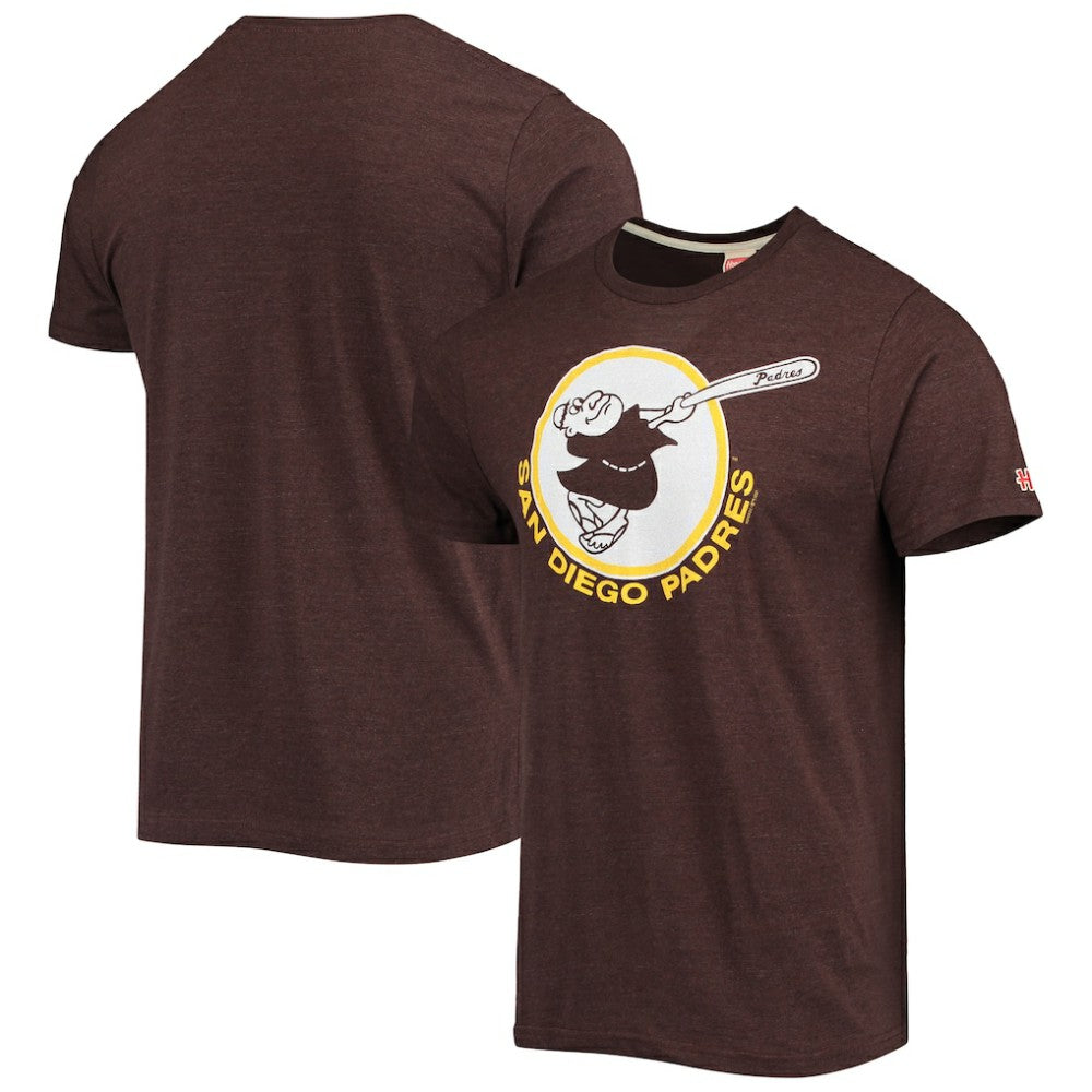San Diego Padres Homage Hand-Drawn Logo Tri-Blend T-Shirt | MLB For sale