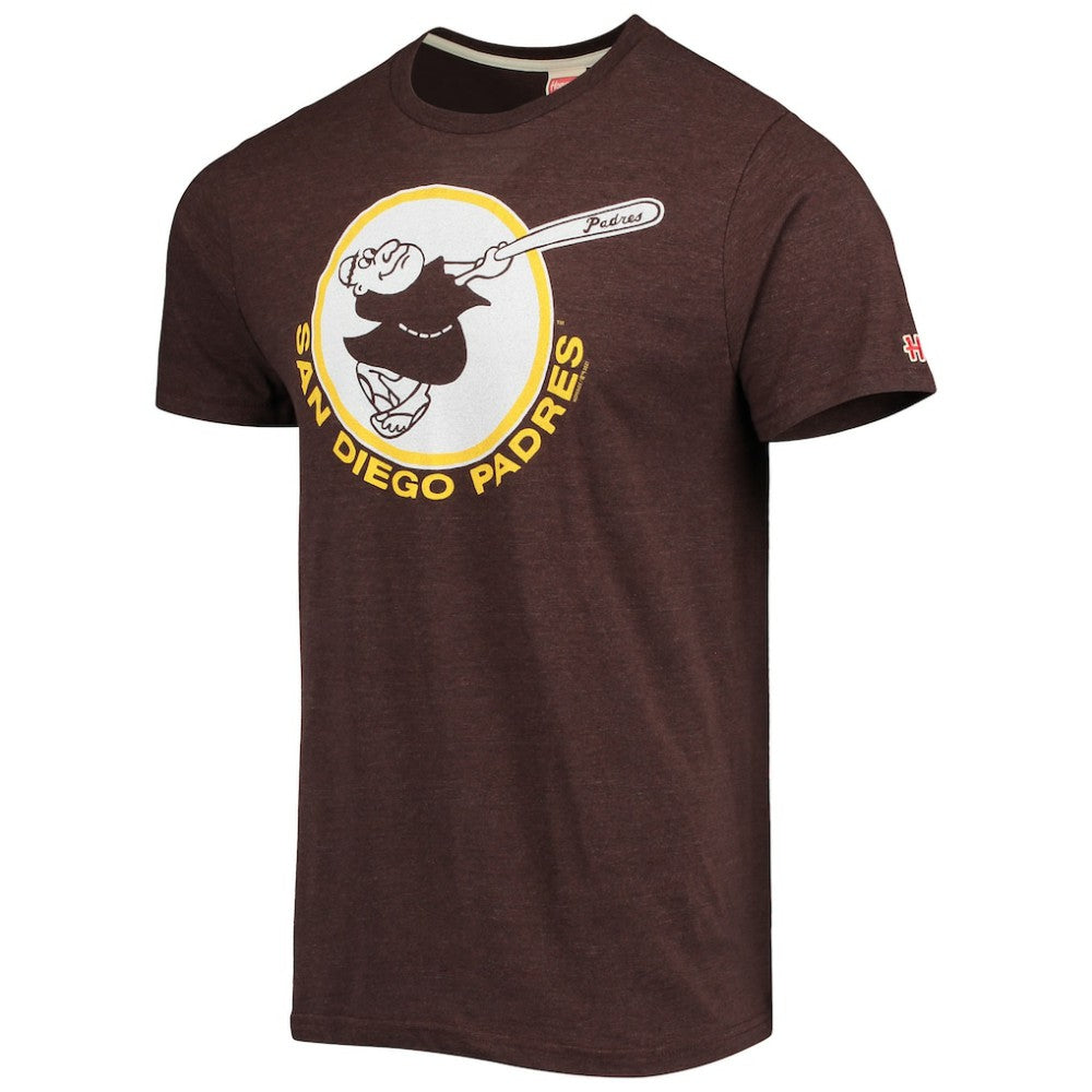 San Diego Padres Homage Hand-Drawn Logo Tri-Blend T-Shirt | MLB For sale