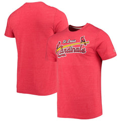 St. Louis Cardinals Homage Hand-Drawn Logo Tri-Blend T-Shirt | MLB US