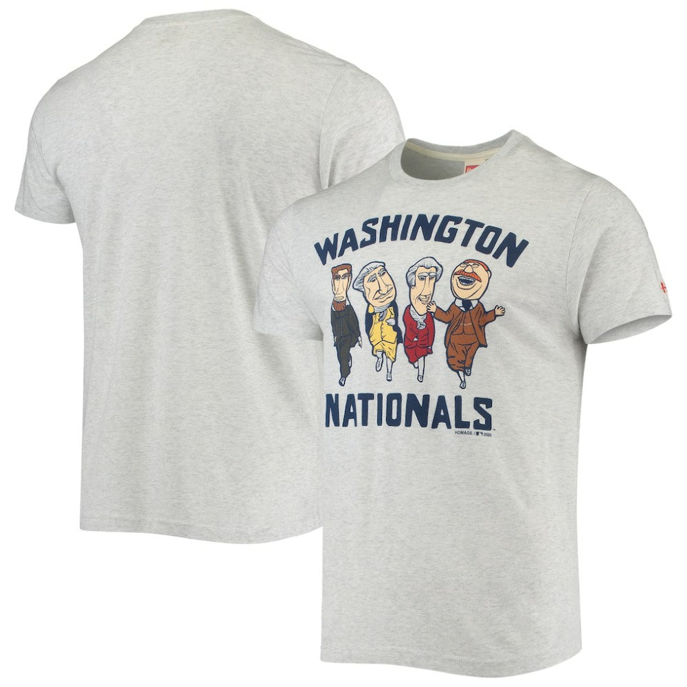 Washington Nationals Homage Hyper Local Tri-Blend T-Shirt | MLB Outlet