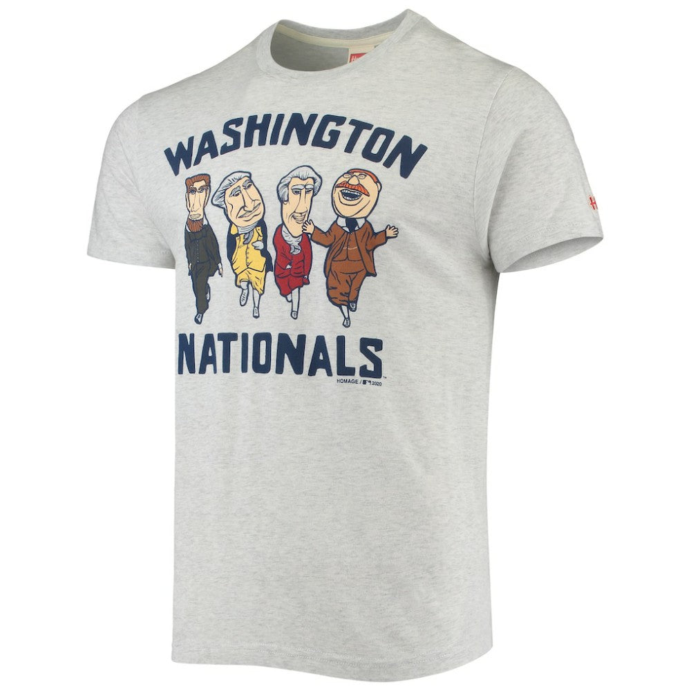 Washington Nationals Homage Hyper Local Tri-Blend T-Shirt | MLB Outlet