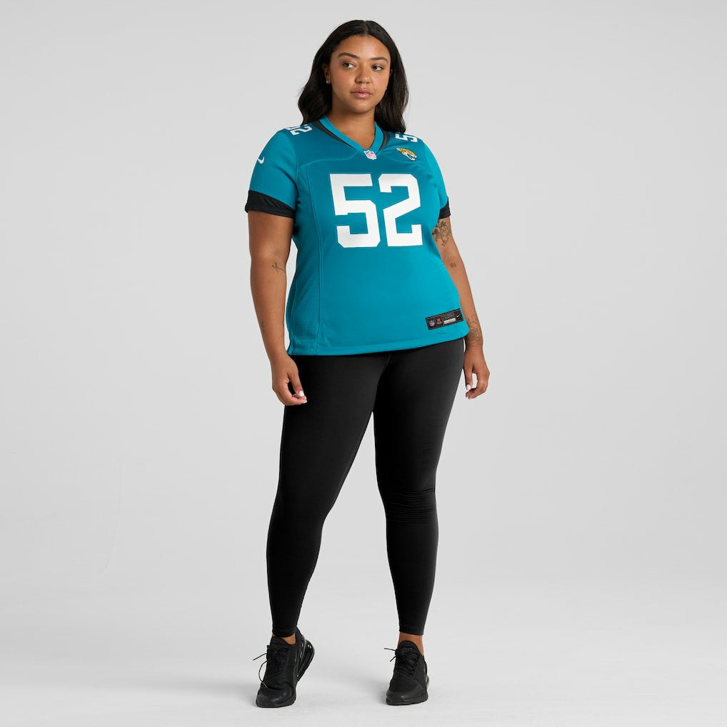 Jacksonville Jaguars Nike DaVon Hamilton  Women's Game Jersey