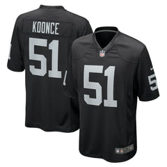 Las Vegas Raiders Nike Malcolm Koonce  Game Jersey