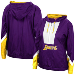 Los Angeles Lakers Women's Half-Zip Windbreaker 2.0 Hoodie For Sale