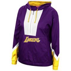 Los Angeles Lakers Women's Half-Zip Windbreaker 2.0 Hoodie For Sale