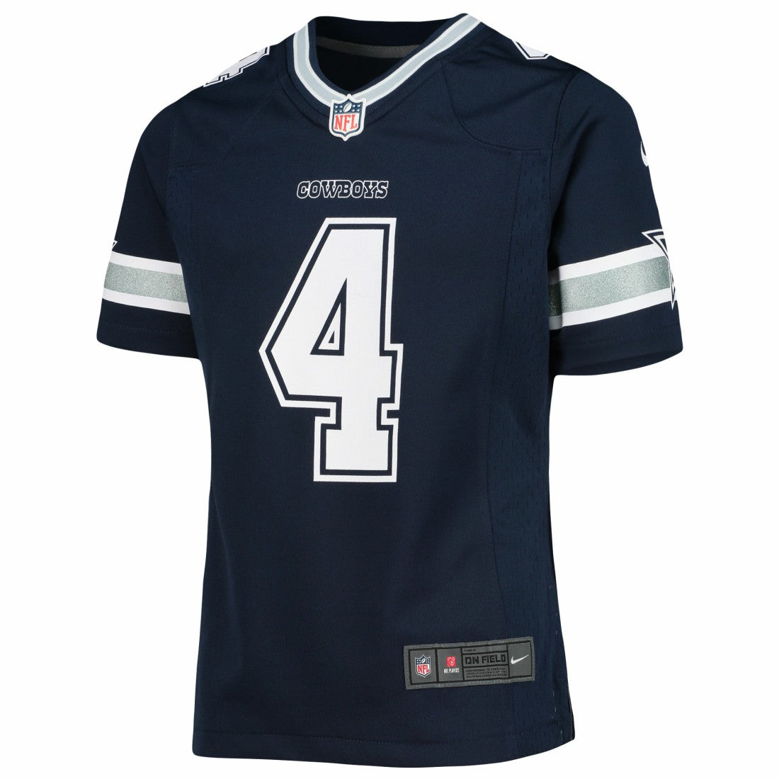 Dallas Cowboys Nike Dak Prescott  Girls Youth Team Game Jersey