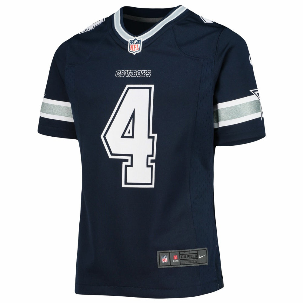 Dallas Cowboys Nike Dak Prescott  Girls Youth Team Game Jersey