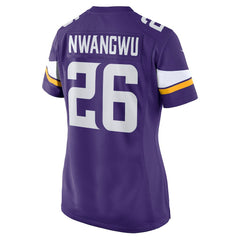 Minnesota Vikings Nike Kene Nwangwu  Women's Game Jersey