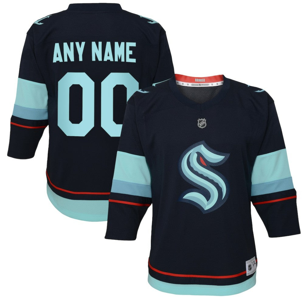 Seattle Kraken Youth Home Replica Custom Jersey Sale