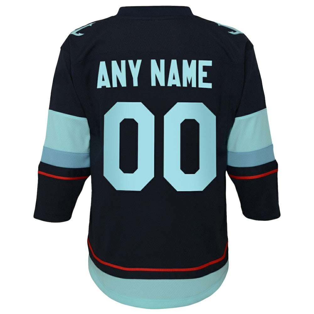 Seattle Kraken Youth Home Replica Custom Jersey Sale