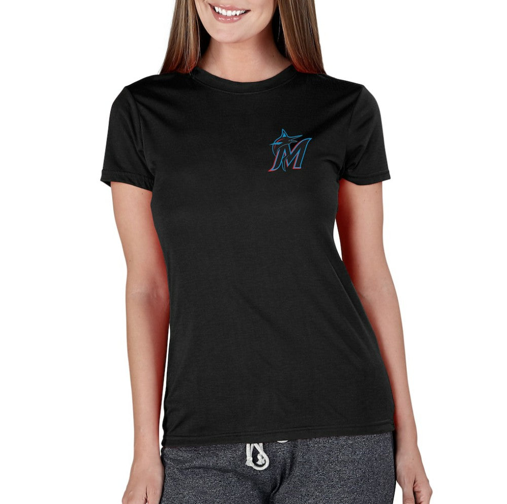 Miami Marlins Concepts Sport Women's Marathon Knit Top | MLB Outlet
