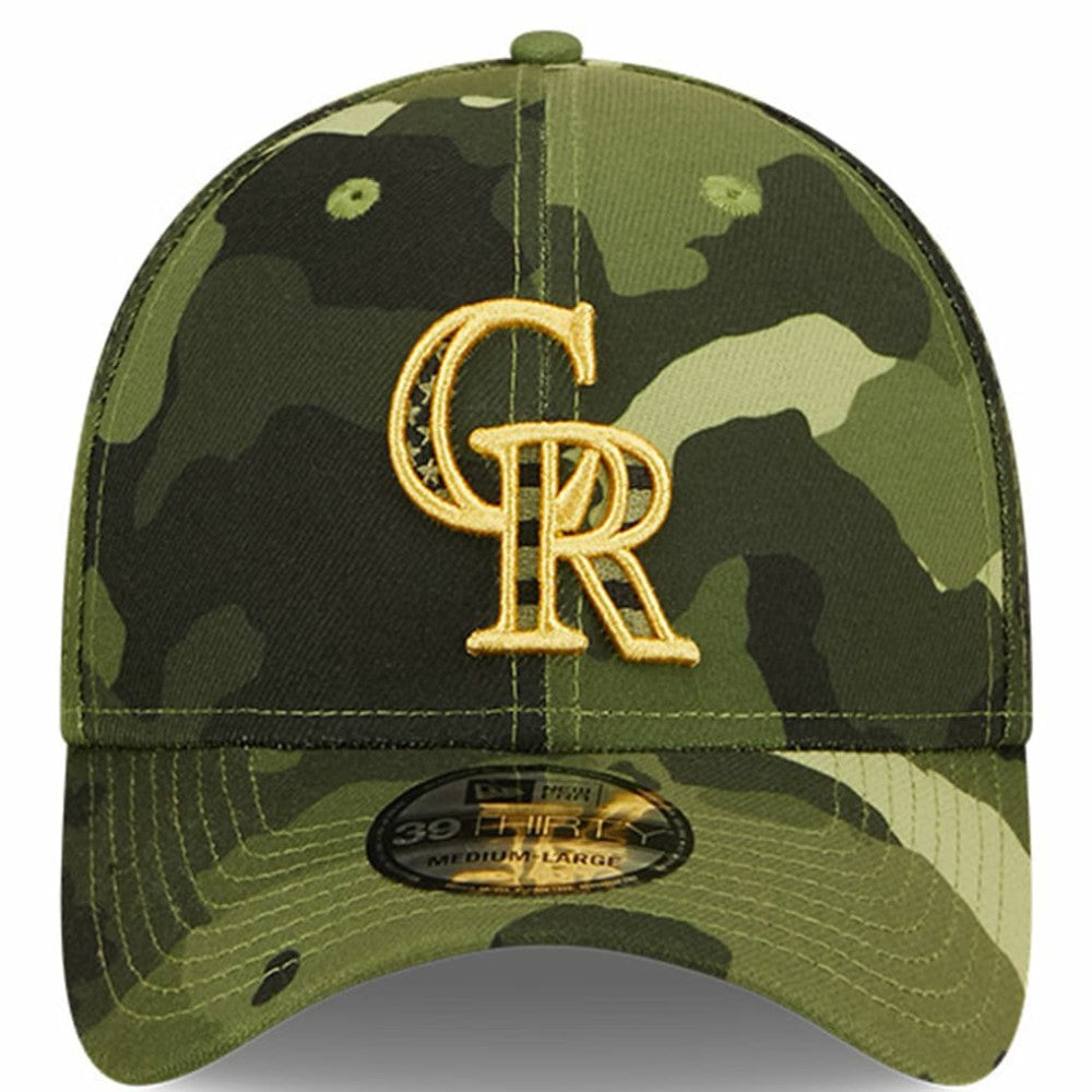 Colorado Rockies New Era 2022 Armed Forces Day 39THIRTY Flex Hat | MLB US
