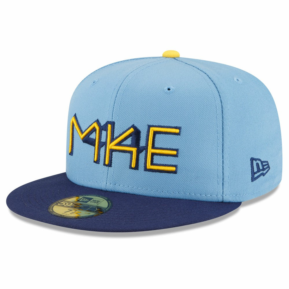 Milwaukee Brewers New Era 2022 City Connect 59FIFTY Fitted Hat | MLB Near me