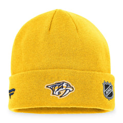 Nashville Predators Fanatics Authentic Pro Rink Cuffed Knit Hat Online