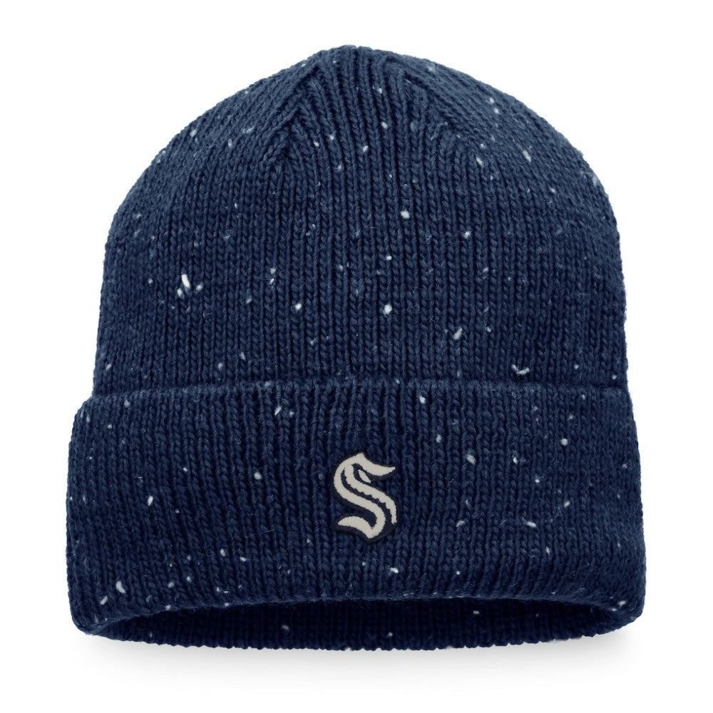 Seattle Kraken Fanatics Authentic Pro Rink Pinnacle Cuffed Knit Hat For Sale