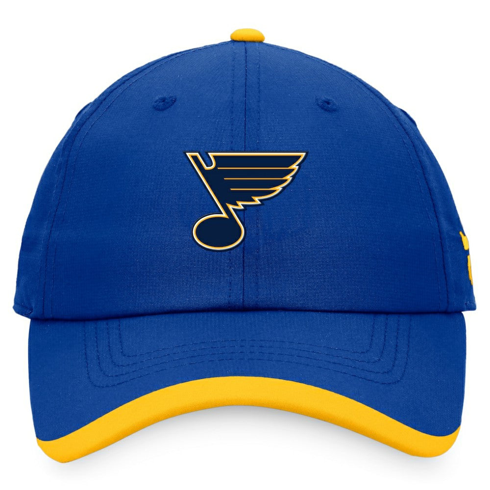 St. Louis Blues Fanatics Authentic Pro Rink Pinnacle Adjustable Hat For Sale