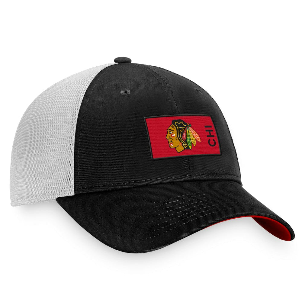 Chicago Blackhawks Fanatics Authentic Pro Rink Trucker Snapback Hat On Sale