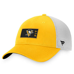 Pittsburgh Penguins Fanatics Authentic Pro Rink Trucker Snapback Hat Outlet