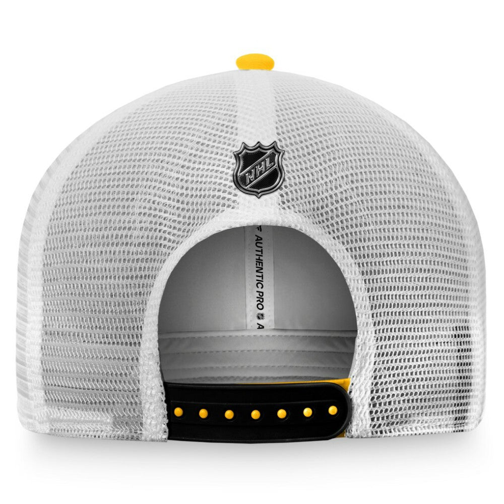 Pittsburgh Penguins Fanatics Authentic Pro Rink Trucker Snapback Hat Outlet