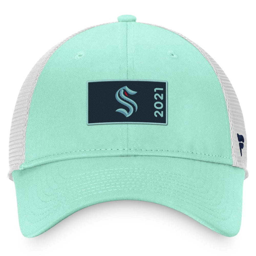 Seattle Kraken Fanatics Authentic Pro Rink Trucker Snapback Hat Outlet
