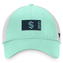 Seattle Kraken Fanatics Authentic Pro Rink Trucker Snapback Hat Outlet
