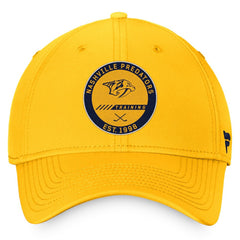 Nashville Predators Fanatics 2022 Authentic Pro Training Camp Flex Hat Sale