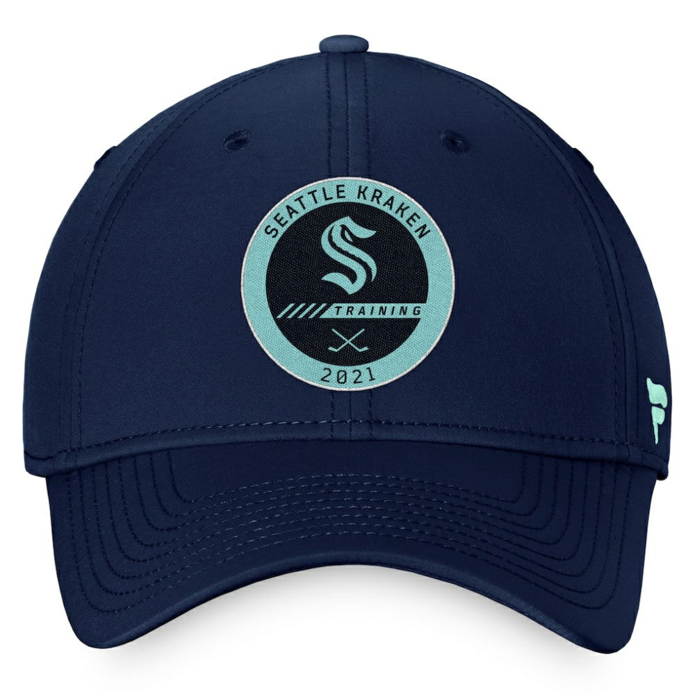 Seattle Kraken Fanatics 2021 Authentic Pro Training Camp Flex Hat Online