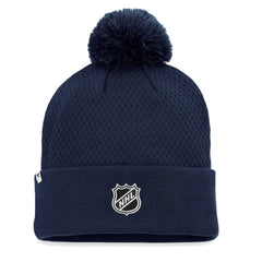 Nashville Predators Fanatics Women's Authentic Pro Road Cuffed Knit Hat with Pom For Sale