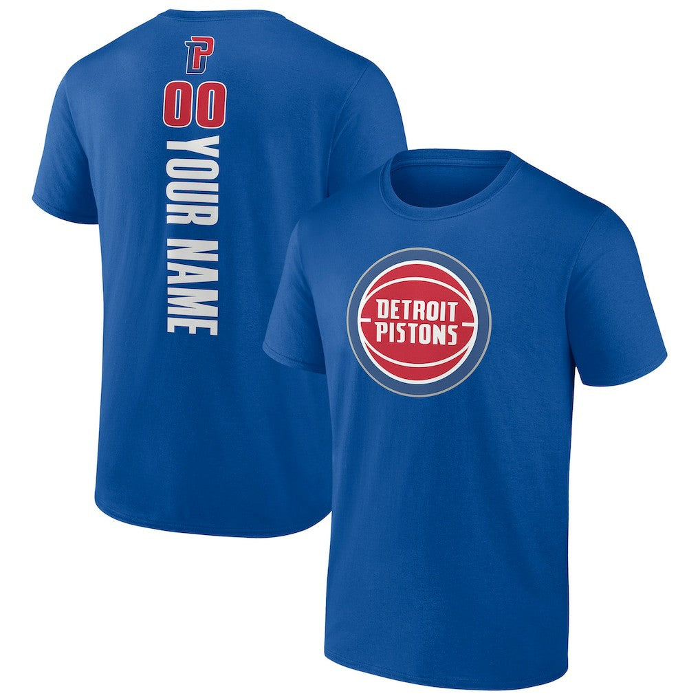 Detroit Pistons Personalized Playmaker Team T-Shirt sale Online