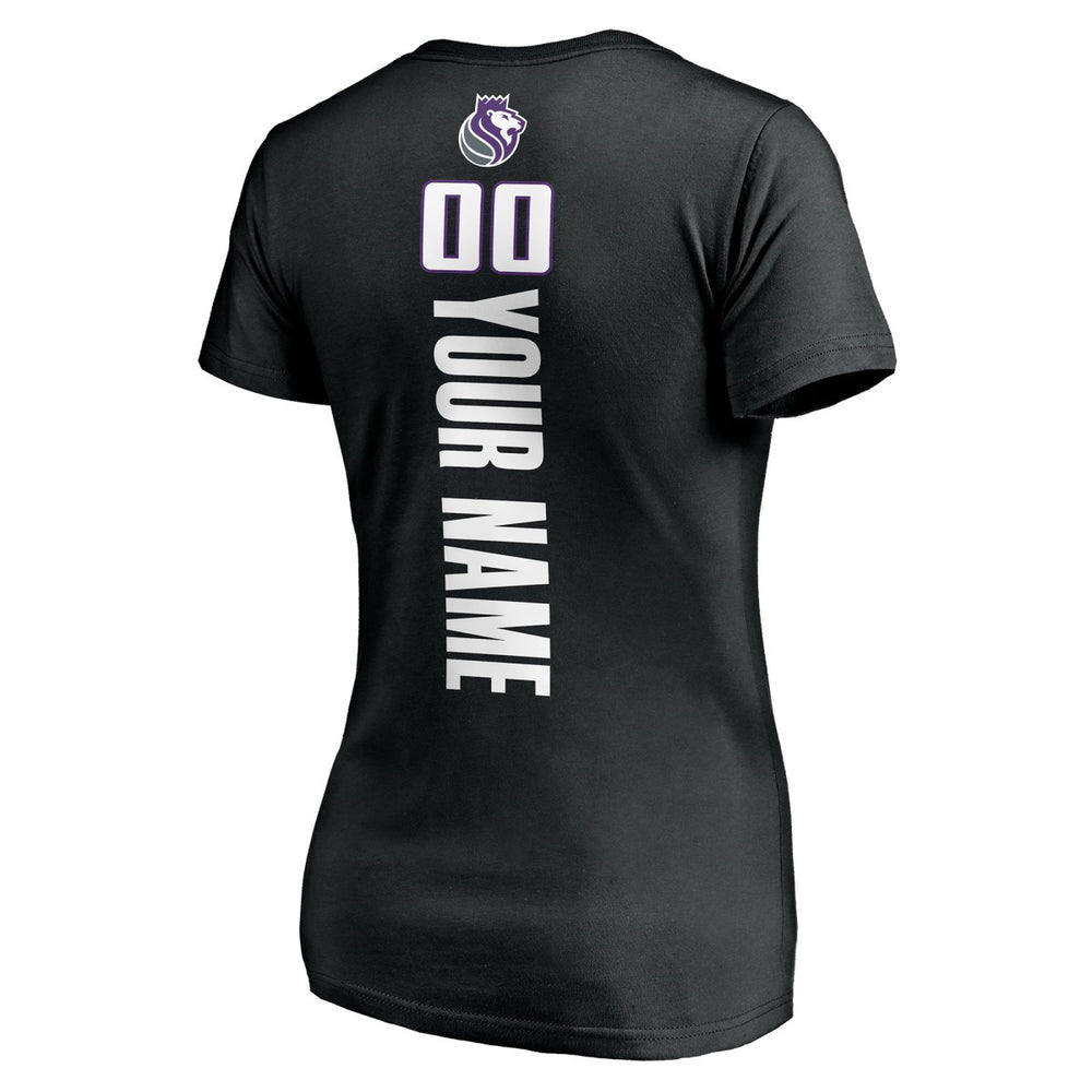 Sacramento Kings Women's Personalized Playmaker Team V-Neck T-Shirt Online